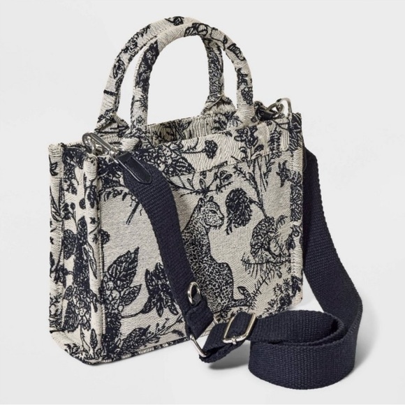 Jacquard Tote Bag ❤️ by A New Day - Target brand (crossbody) - Picture 4 of 8